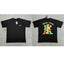 Patta Cartoon Character Graphic Black Short Sleeve T-Shirt Unisex