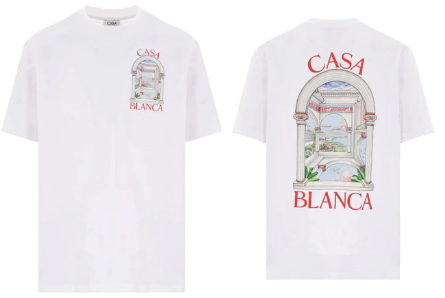 Casablanca Arch Window Blanca Graphic Short Sleeve T-Shirt Hover Image