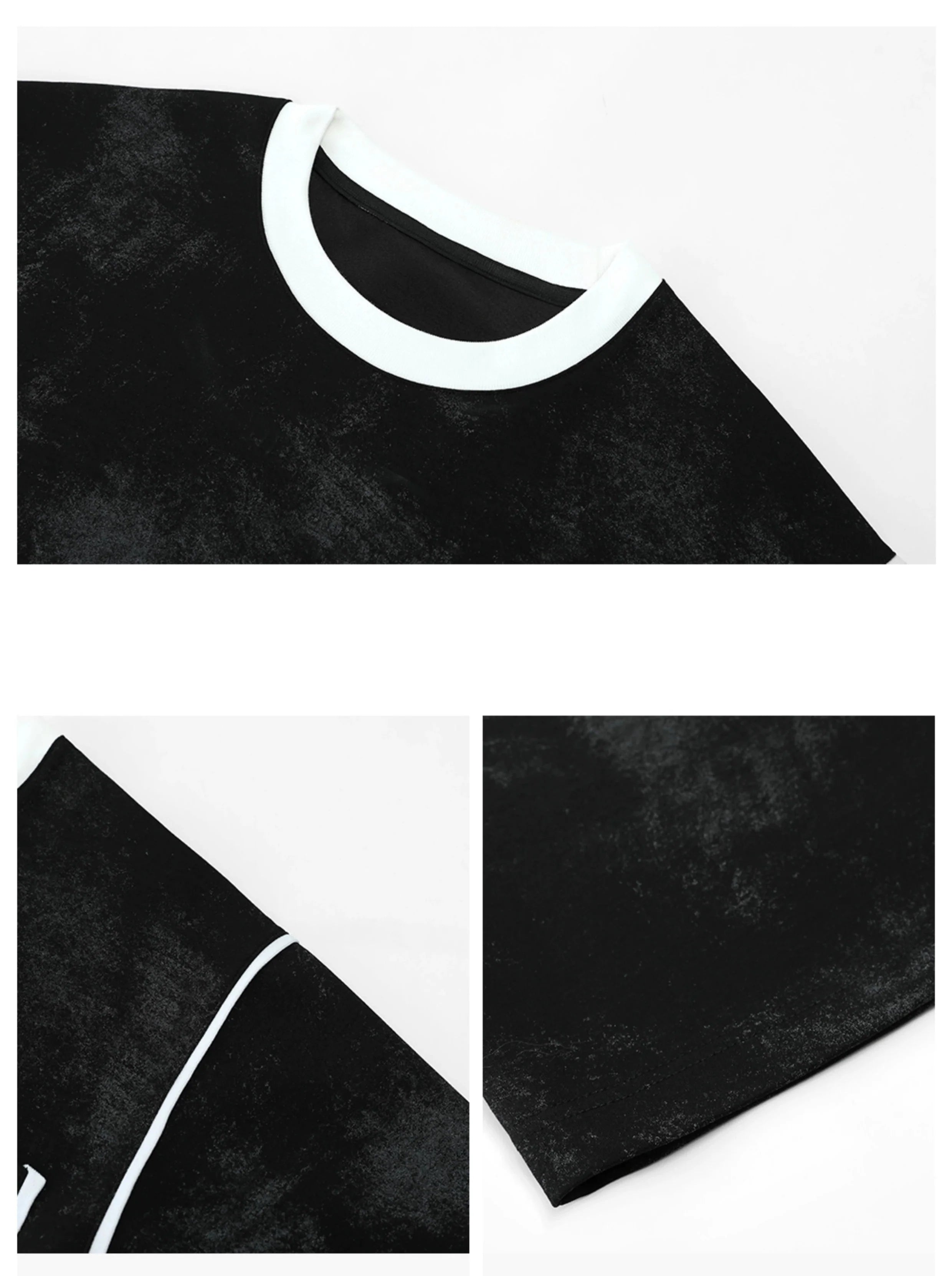 Distressed Round Neck T-shirt