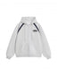 Corteiz Contrast Raglan Full-Zip Heavyweight Hoodie -Grey
