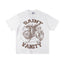 SAINT VANITY Winged Creature Graphic Short-Sleeve T-Shirt - White / Brown