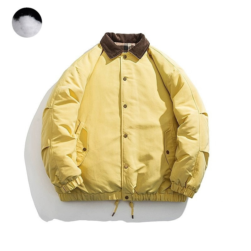 Corduroy Collar Bomber Jacket