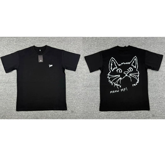Patta Quote Script Graphic Black Short Sleeve T-Shirt Unisex Hover Image
