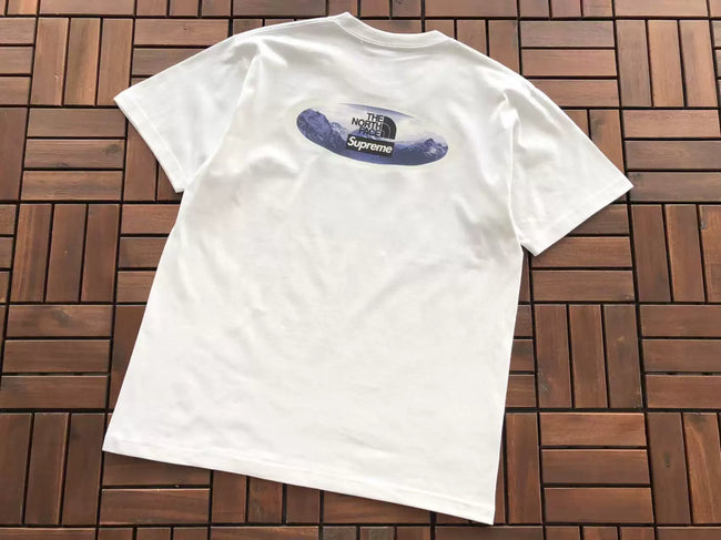 Supreme The North Face Collaborative T-Shirt White Hover Image