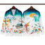 Casablanca Mushroom Forest Temple Scene Long Sleeve Overshirt Jacket Unisex