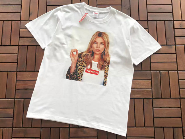 Supreme Kate Moss Photo T-Shirt - White Hover Image
