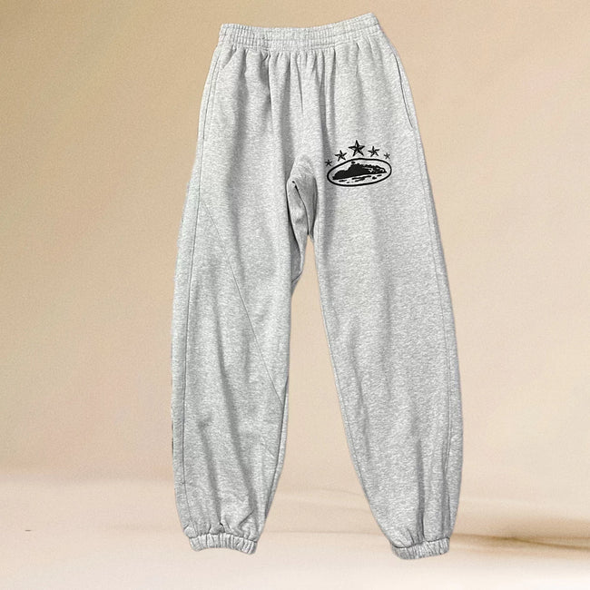Corteiz 5-Star Devil's Island Heavyweight Sweatpants grey Hover Image