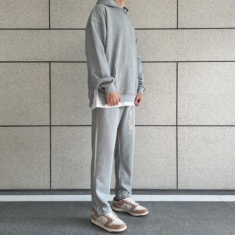 Oversize Side Slit Hooded Sweater