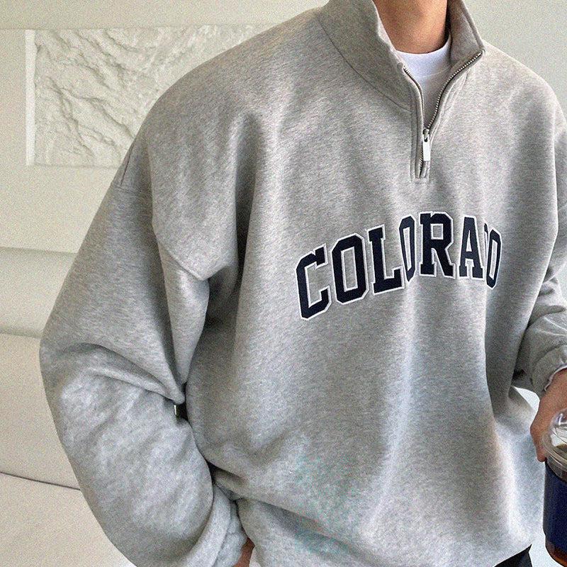 Oversized Zip Sweatshirt