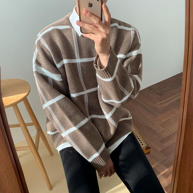 Pullover Plaid Sweater