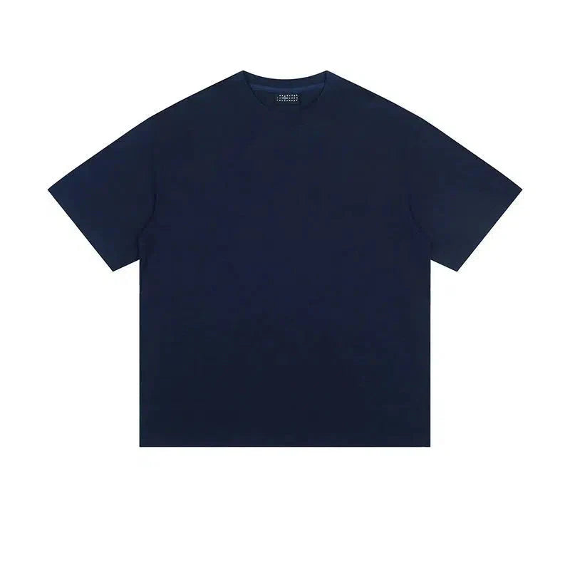 Solid Color Basic Short Sleeve T-shirt