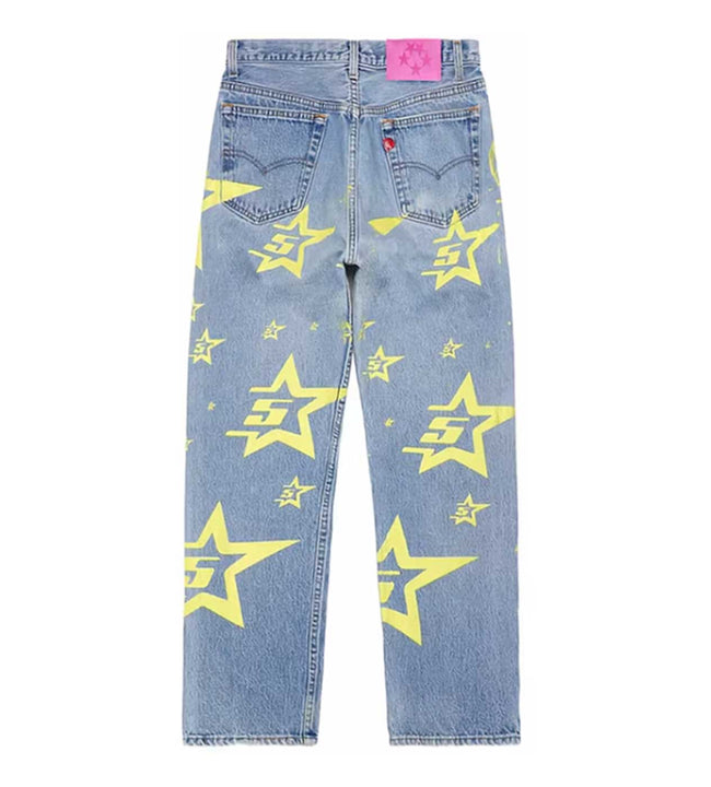 Sp5der 5STAR Vintage 501 Light Blue Denim Main Image