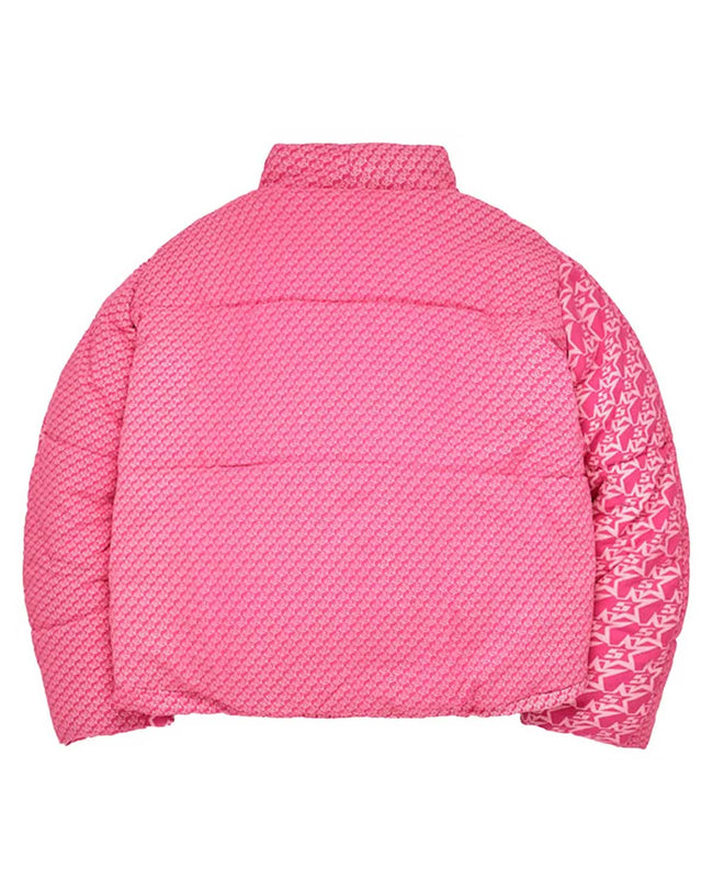 Sp5der 5Star Puffer Jacket Pink Main Image