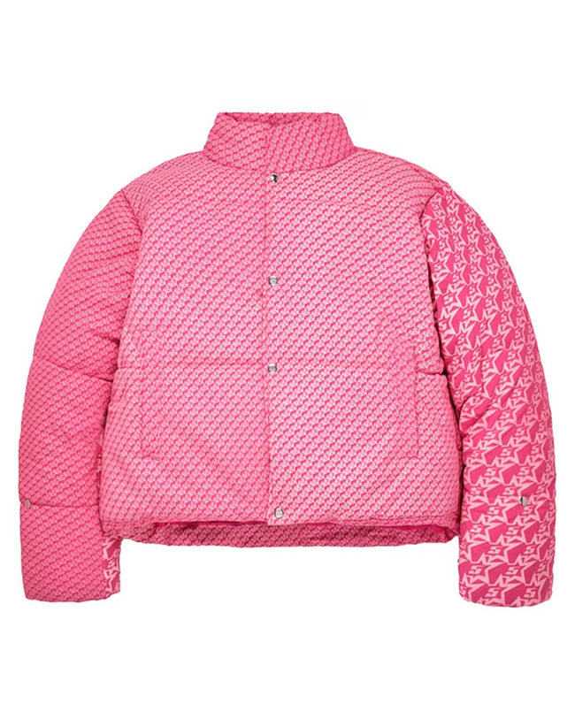 Sp5der 5Star Puffer Jacket Pink Hover Image