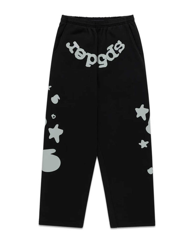 Sp5der Beluga 3M Reflective Sweatpants Black Hover Image