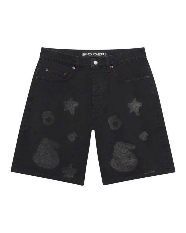 Sp5der Beluga Denim Short Black Hover Image