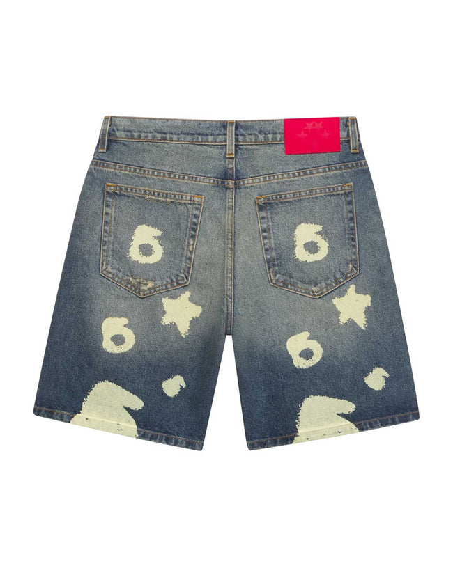 Sp5der Beluga Denim Short Indigo Main Image