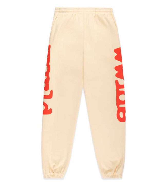 Sp5der Beluga Sweatpants Cream/Red Hover Image