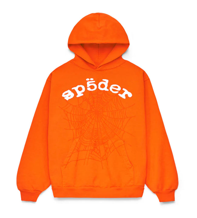 Sp5der Legacy Hoodie V2 Orange Hover Image