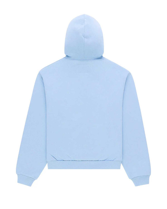 Sp5der OG Logo Mixed Stone Zip Up Hoodie Rock Blue Main Image