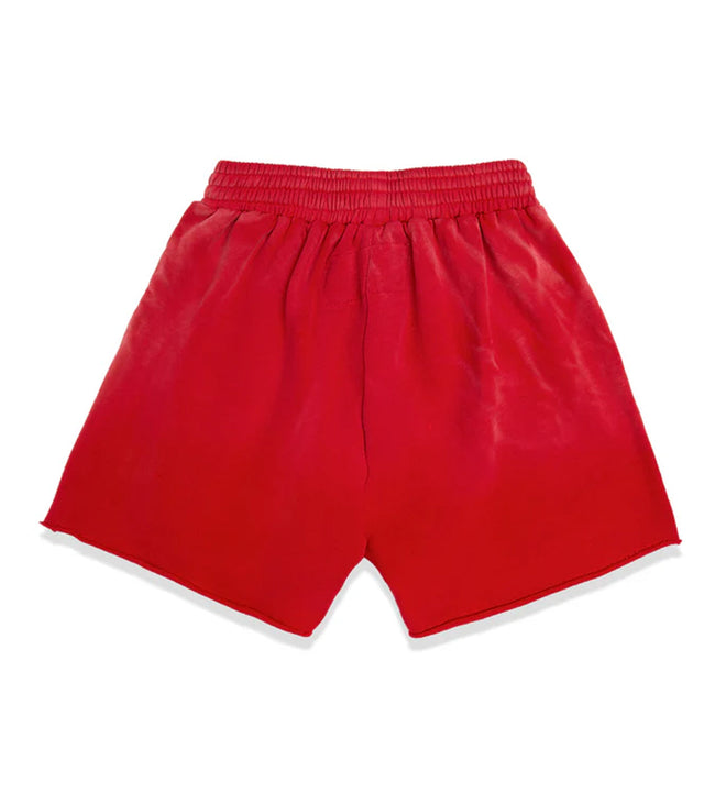 Sp5der OG Logo Sweat Shorts Red Main Image
