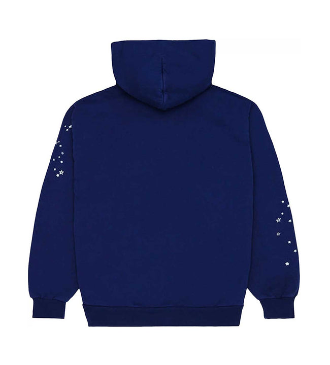 Sp5der OG Web Hoodie Navy/Pink Main Image