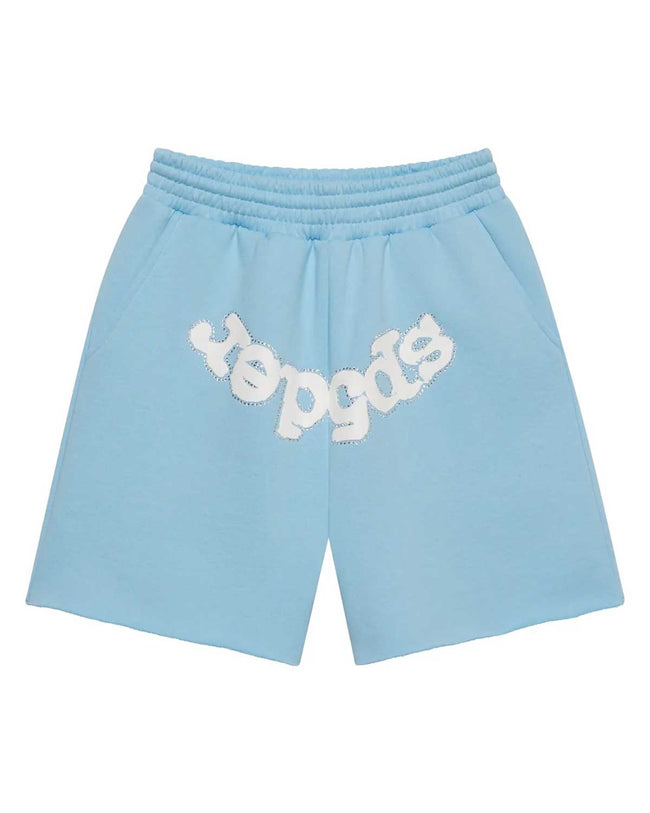 Sp5der OG Web Sweatshorts Sky Blue Hover Image