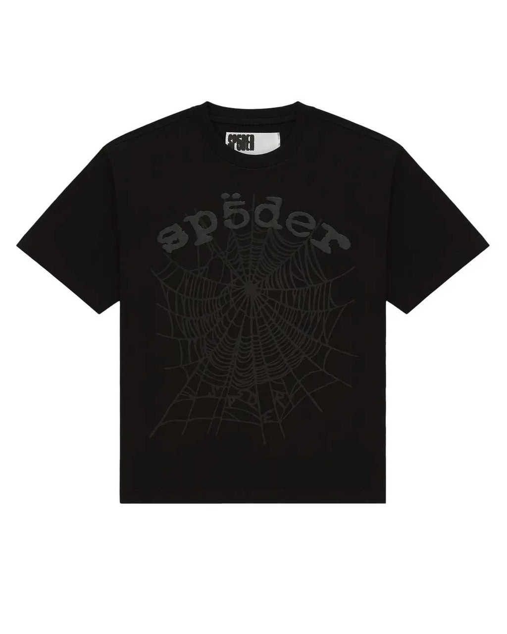 Sp5der OG Web Tee Phantom Black