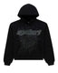 Sp5der P*nk V2 Rhinestone Hoodie Black