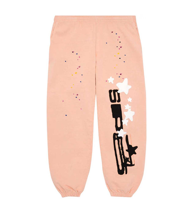 Sp5der SP5 Peach Sweatpants Hover Image