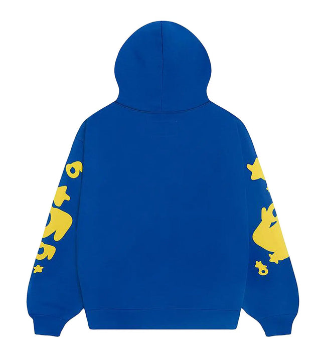 Sp5der TC5 Beluga Hoodie Blue/Yellow Main Image