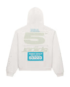 Sp5der T&F Zip-Up Hoodie White