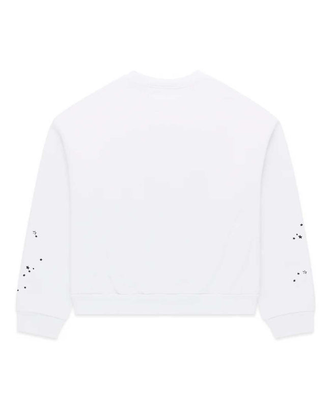 Sp5der Varsity Web Crewneck White Main Image