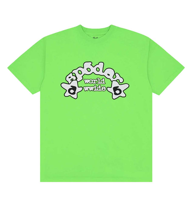 Sp5der Worldwide Tee Slime Green Hover Image