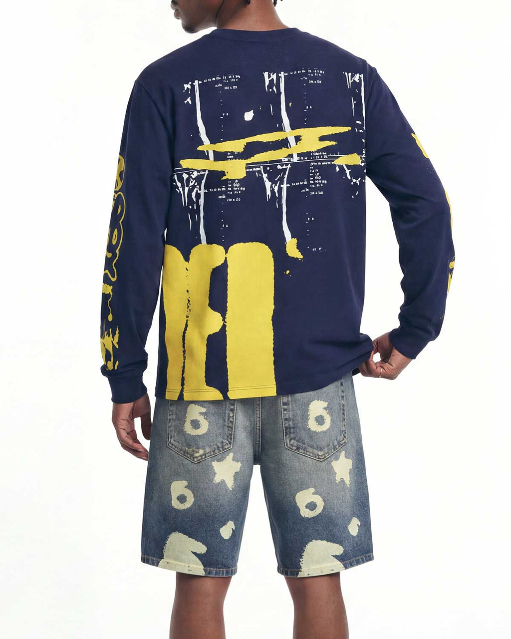 Sp5der X-ray L/S Tee Navy