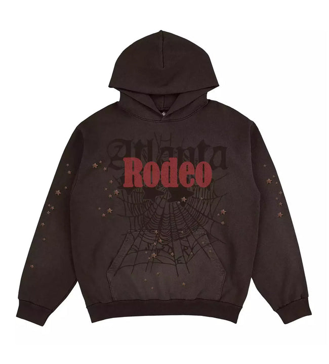 Sp5der x Cactus Jack Days Before Rodeo Hoodie Brown Hover Image