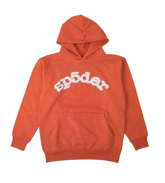 Sp5der Skittles Hoodie Orange Hover Image