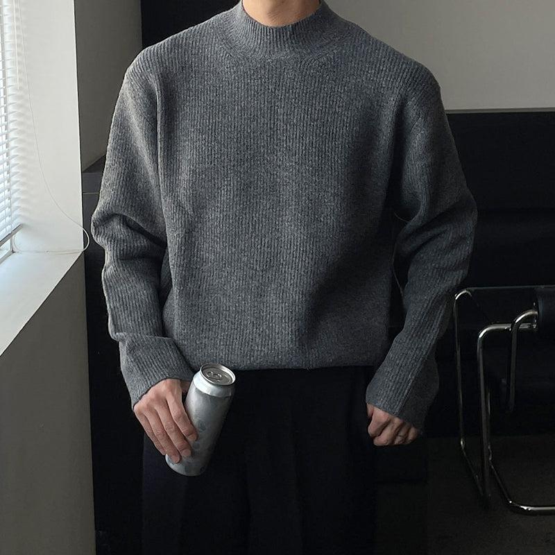 Stand Collar Bottoming Sweater