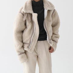 Stand Collar Fleece Jacket