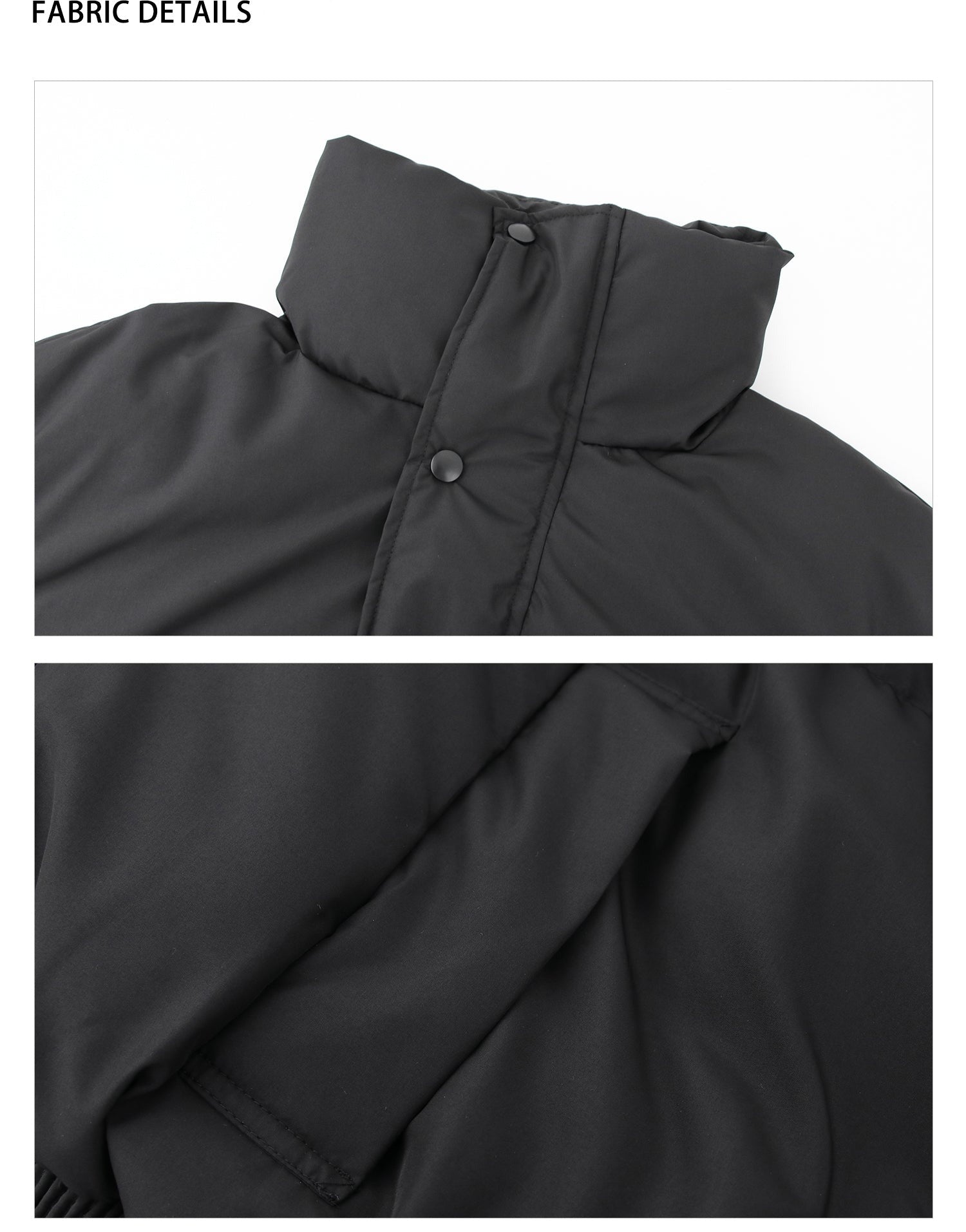 Stand-up Collar Short Padded Jacket