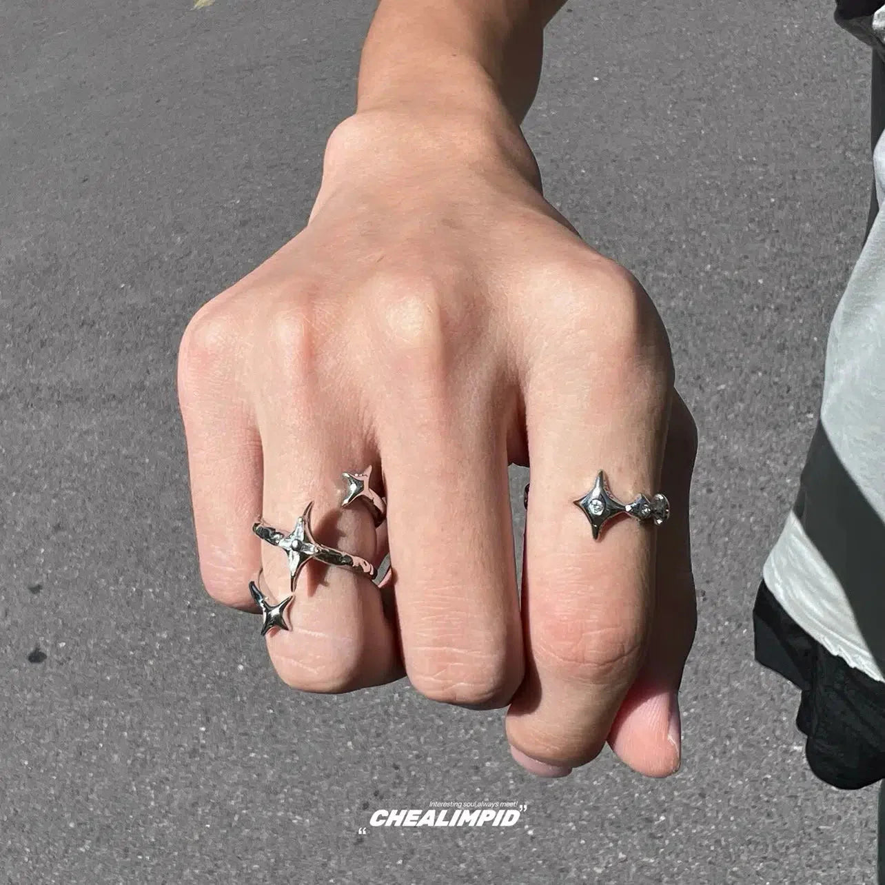 Star Gemstone Wrap Ring