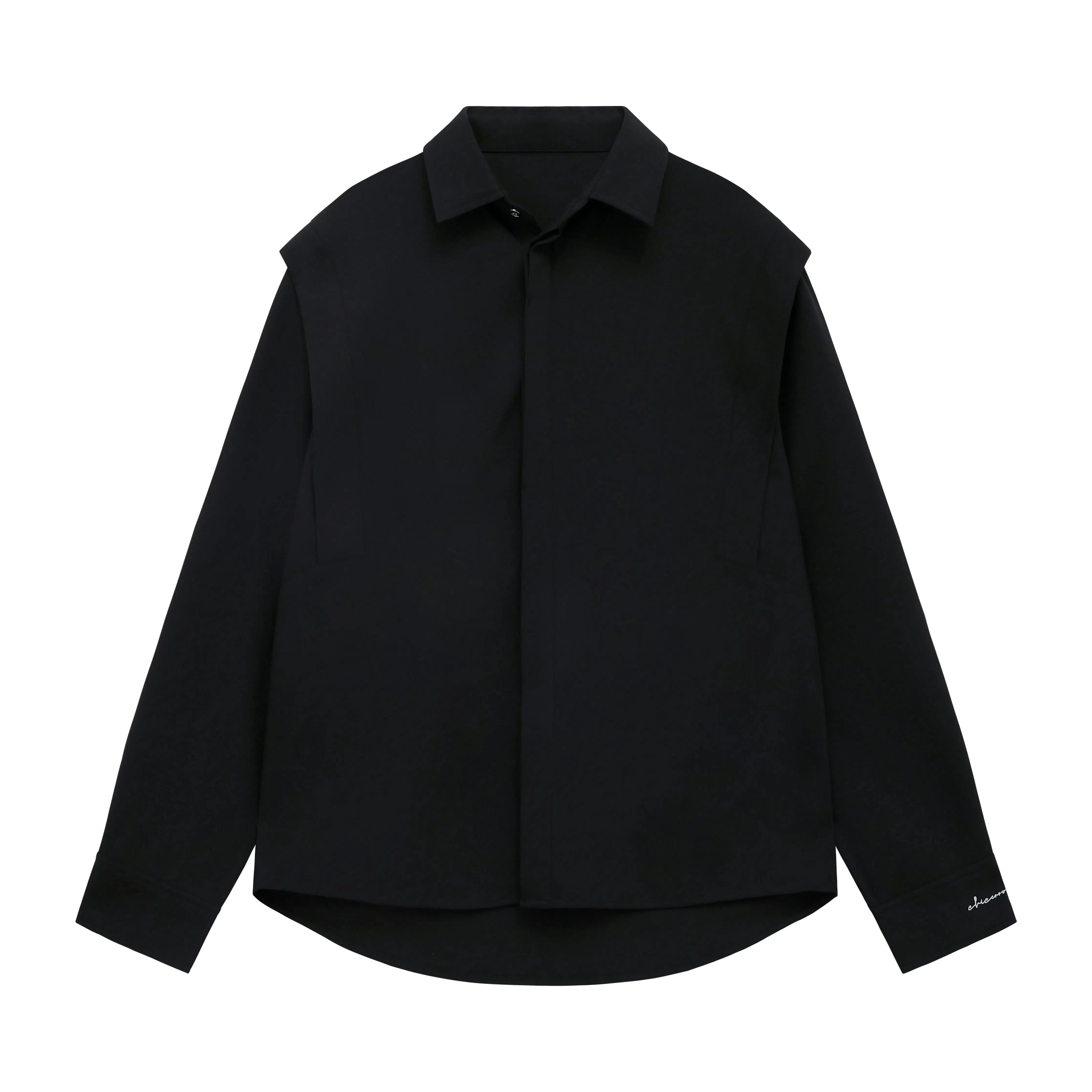 Two-piece Basic Long Sleeves Shirt