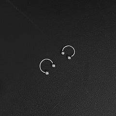 U-Shaped Bead Earrings