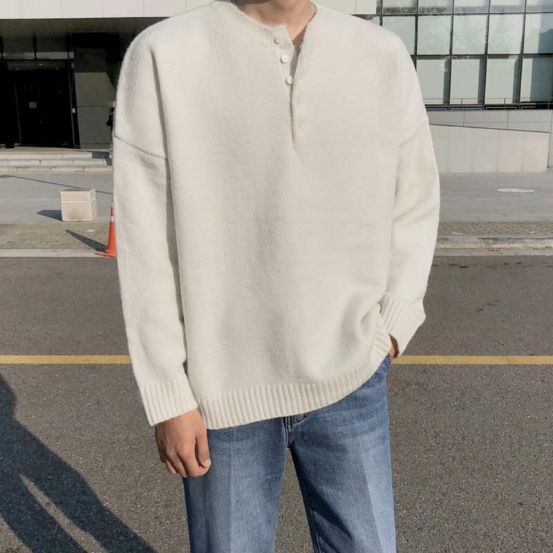 V-Neck Knit Sweater