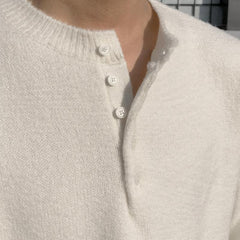 V-Neck Knit Sweater