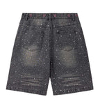 Vale Forever Iced Out Jorts Black