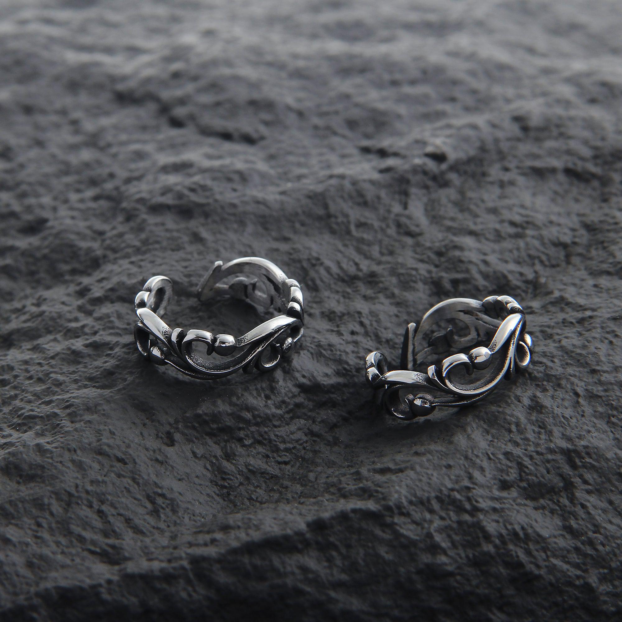 Vintage Pattern Cutout Ring
