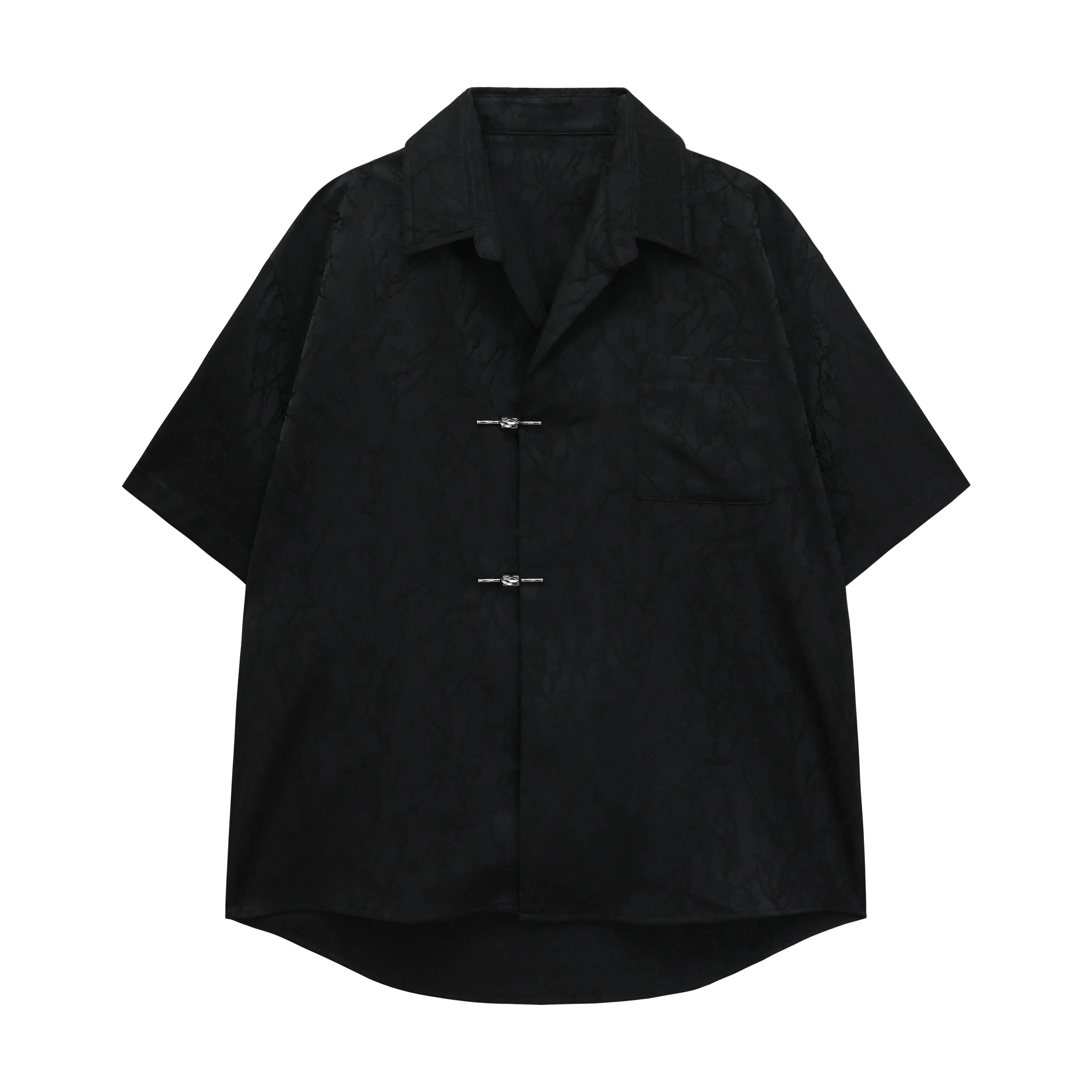 Vintage Pattern Lapel Shirt