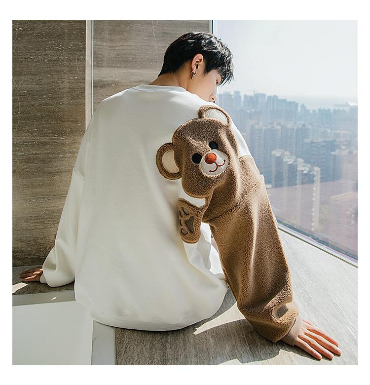 Wool Embroidery Bear Sweater