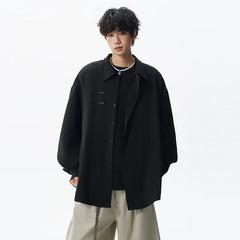 Chinese Style Metal Button Shirt